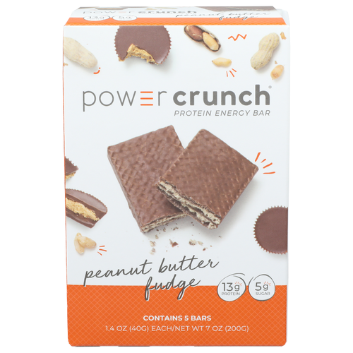 Power Crunch Peanut Butter Fudge Protein Energy Bar - 1.4 Ounce - 5 Count