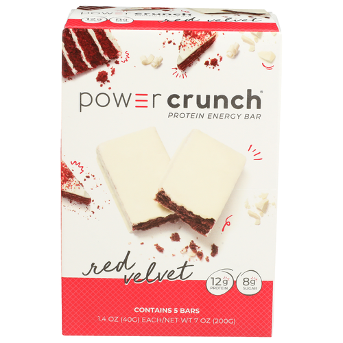 Power Crunch Red Velvet Protein Energy Bar - 1.4 Ounce - 5 Count