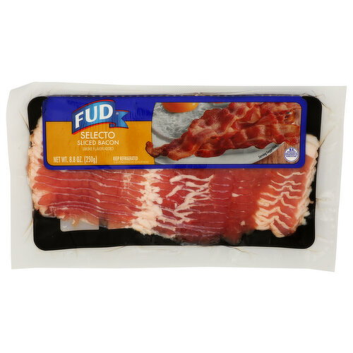 Fud Sliced Selecto Bacon - 8.8 Ounce