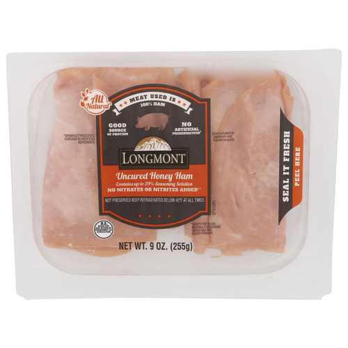 Longmont Uncured Honey Ham - 9 Ounce Image 1 of 4