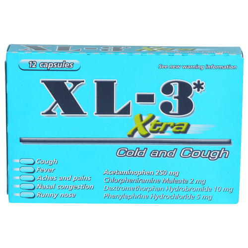 Xl-3* XtraCold And Cough - 12 Count