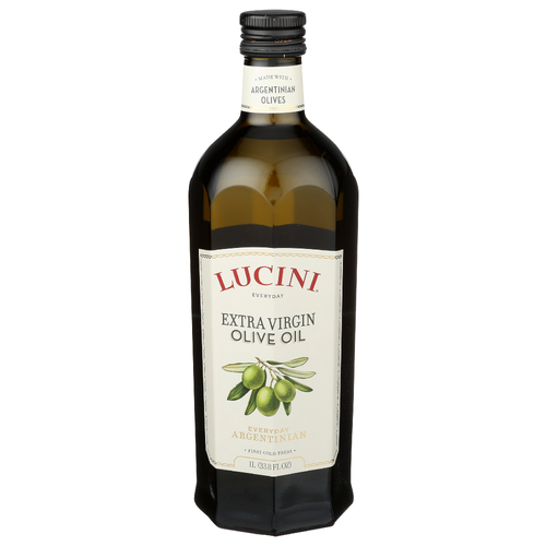 Lucini Italia Fresh & Mildly "green" Everyday Argentinian First Cold Press Extra Virgin Olive Oil - 1 Liter