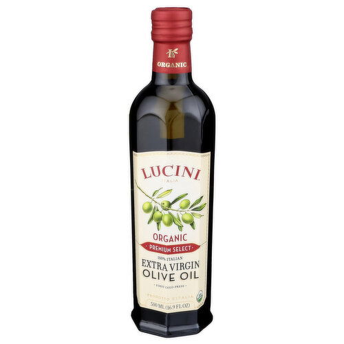 Lucini Italia Premium Select Organic Oilve Oil Extra Virgin - 16.9 Fluid Ounce