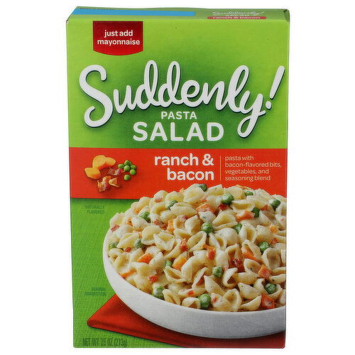 SUDDENLY Ranch & Bacon Carton Pasta - 7.5 Ounce