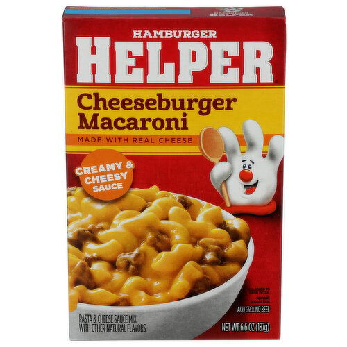 HAMBURGER HELPER Cheeseburger Mac Carton - 6.6 Ounce