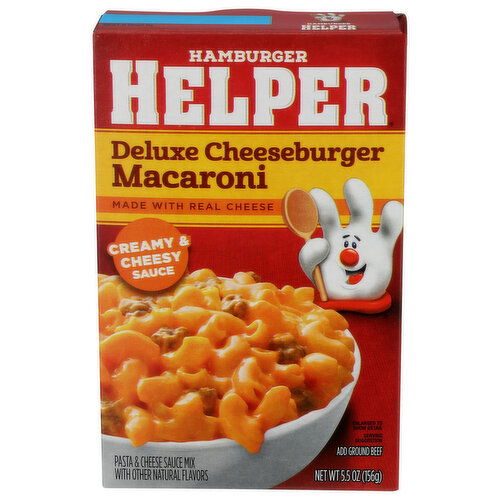 Hamburger Helper Carton Deluxe Cheeseburger Mac - 5.5 Ounce