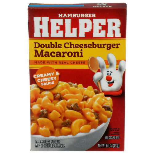 HAMBURGER HELPER Cheeseburger Mac Carton Double - 6 Ounce