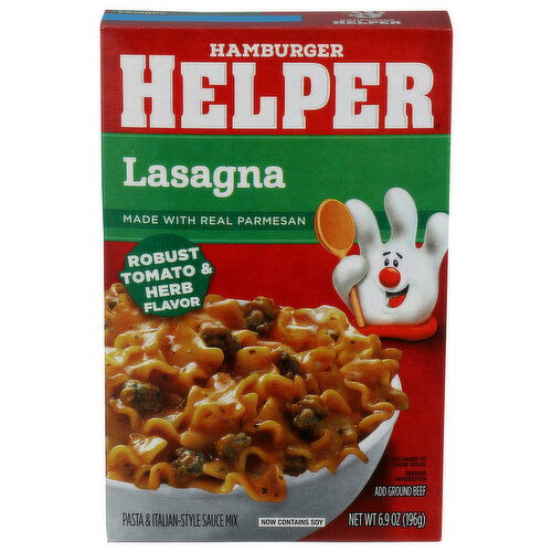 Hamburger Helper Lasagna Carton - 6.9 Ounce
