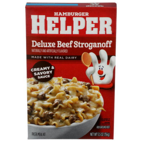 HAMBURGER HELPER Deluxe Beef Stroganoff Carton - 5.5 Ounce