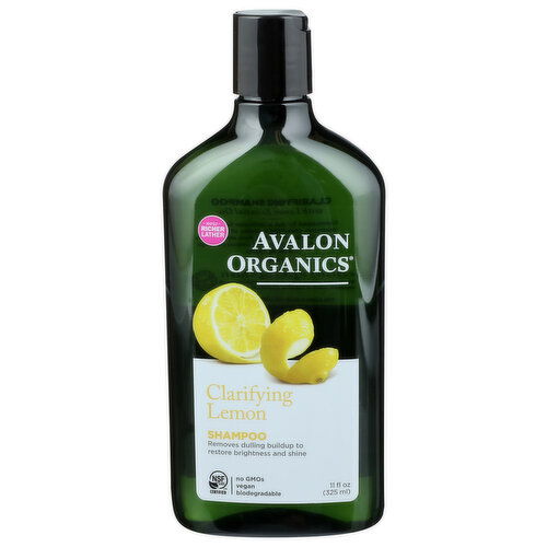 Avalon Organics  Clarifying Lemon Shampoo - 11 Fluid Ounce