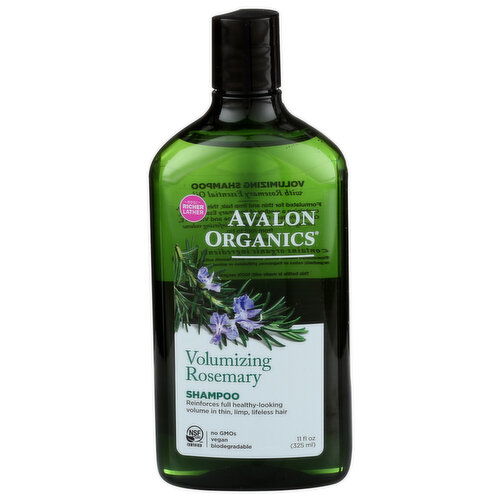 Avalon Organics Shampoo Volumizing Og Ao Rosemary Sham - 11 Fluid Ounce