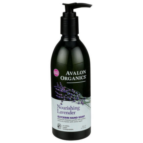 Avalon Organics Nourishing Lavender Liquid Glycerin Hand Soap - 355 ml