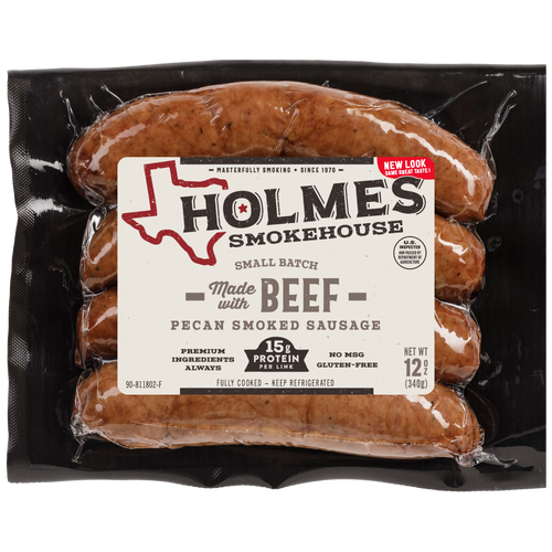 Holmes Beef Smoked Sausage Links - 12 Ounce