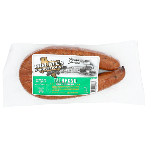 Holmes Smokehouse Jalapeno Small Batch Sausage - 12 Ounce