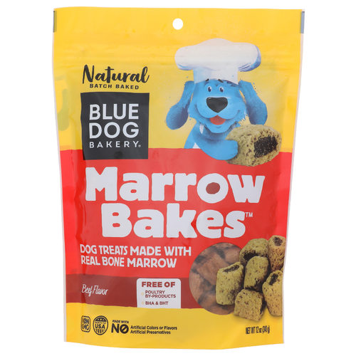 Blue Dog Bakery Beef Flavor Marrow Bakes - 12 Ounce