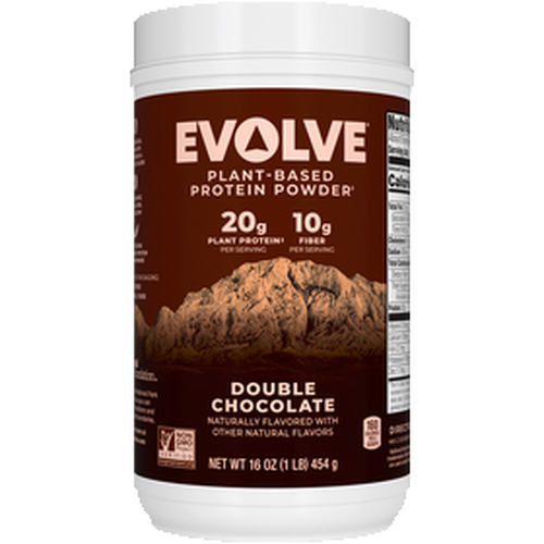 Evolve Plant Based Protein Powder Double Chocolate - 16 Ounce