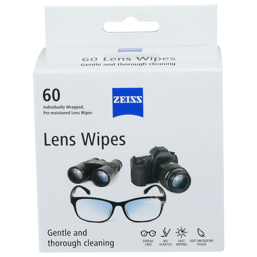 Zeiss Lens Wipes - 60 Count