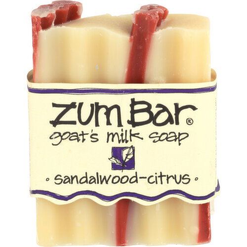 Zum Bar Soap Sandalwood Citrus - 3 Ounce