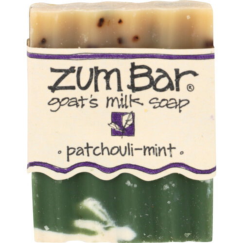 Zum Bar Goat's Milk Soap Patchouli-Mint - 3 Ounce