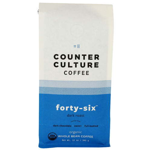 Counter Culture Coffee Dark Chocolate, Smoky, Full Bodied Whole Bean Forty-Six - 12 Ounce Image 1 of 2
