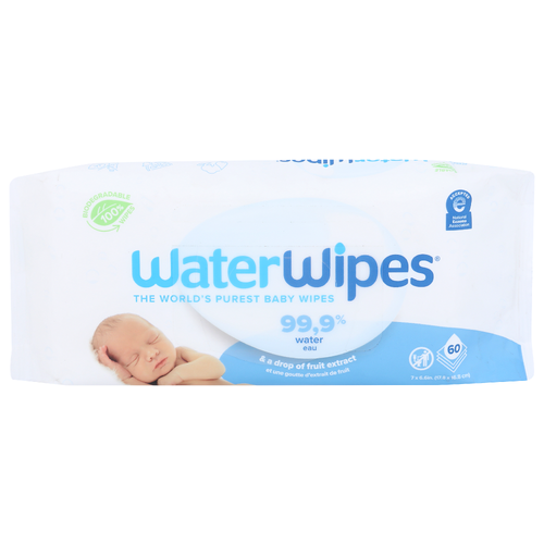 Waterwipes The World's Purest Baby Wipes - 60 Count