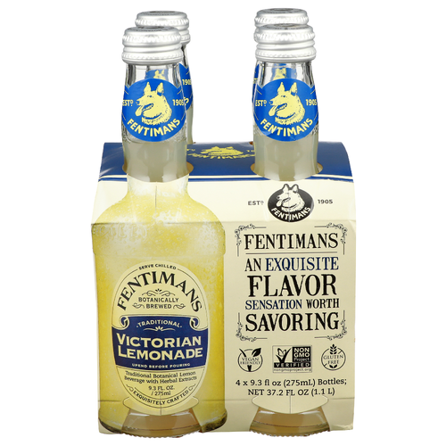 Fentimans Traditional Victorian Lemonade - 9.3 Fluid Ounce - 4 Count