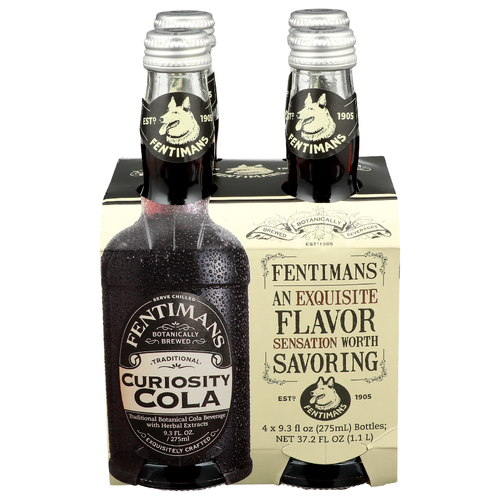 Fentimans Curiosity Cola - 9.3 Fluid Ounce - 4 Count