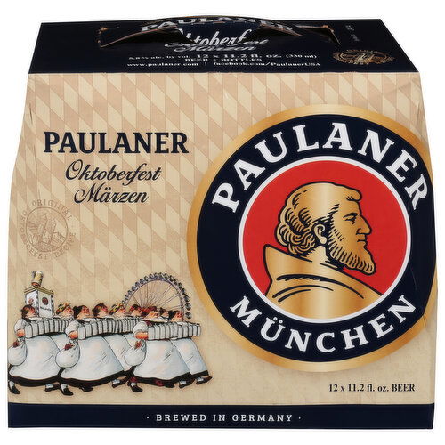 Paulaner Beer, Marzen, Oktoberfest - 12 Each