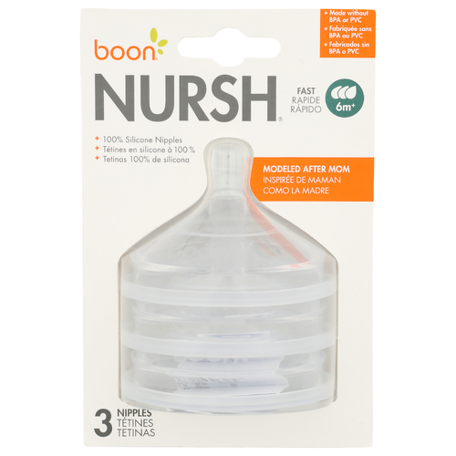 Boon Nursh Nipples - 3 Count