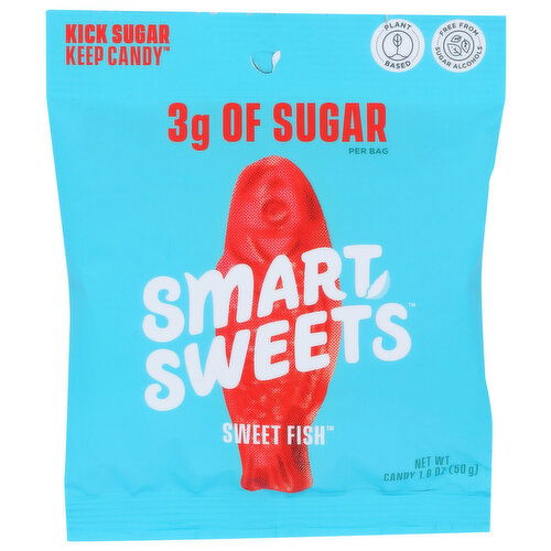 Smartsweets Naturally Sweetened Candy Sweet Fish - 1.8 Ounce