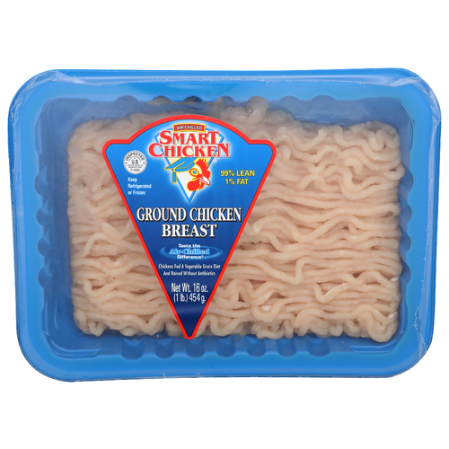 Smart Chicken Air-Chilled Ground Breast - 16 Ounce