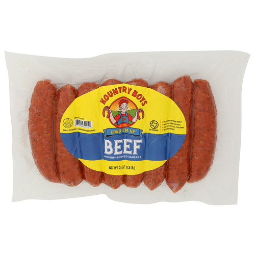 KOUNTRY BOYS Smk Beef Garlic Saus - 24 Ounce
