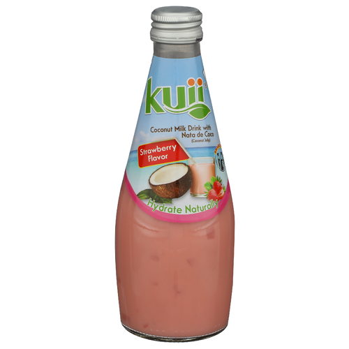 Kuii Strawberry Coconut Milk With Nata De Coco - 9.8 Fluid Ounce Image 1 of 4
