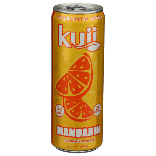 Kuii Mandarin Soda Prebiotic - 12 Fluid Ounce Image 1 of 4