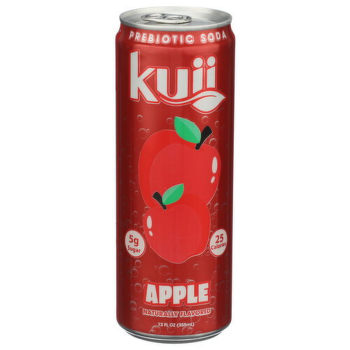 Kuii Apple Soda Prebiotic - 12 Fluid Ounce Image 1 of 4