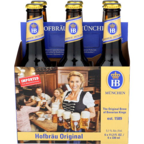 Hofbrau Munchen Hofbräu Original 6 Pack - 11.2 Fluid Ounce - 6 Count