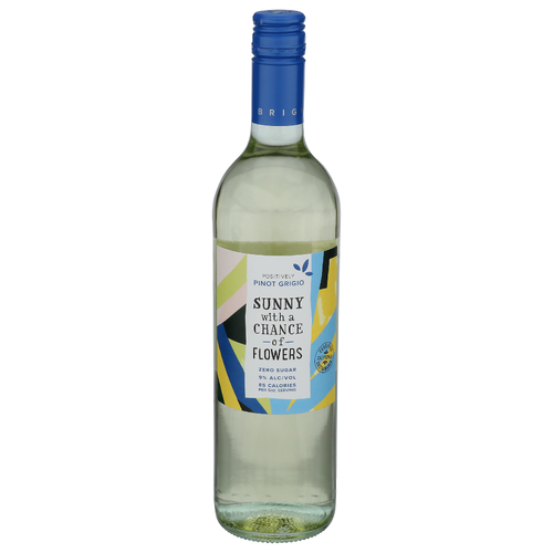 Sunny With A Chance Of Flowers Citrus, Stone Fruit And Pear Tropical Still Pinot Grigio - 750 ml Image 1 of 2