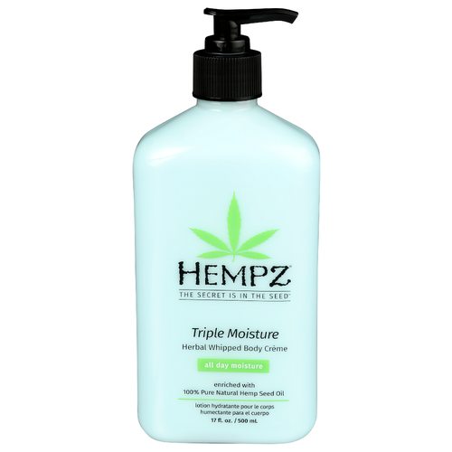 HEMPZ Enchanted Grapefruit & Sparkling Peach Triple Moisture Herbal Whipped Body Crème - 17 Fluid Ounce