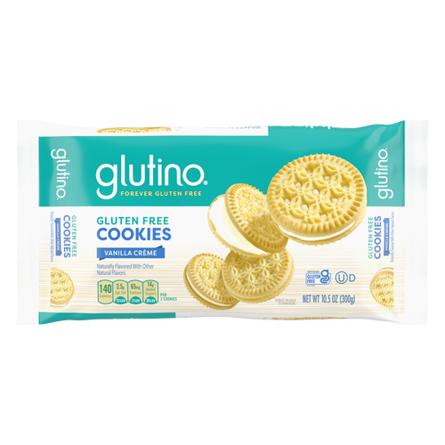 Glutino Gluten Free Vanilla Crème Flavored Sandwich Cookies - 10.5 Ounce Image 1 of 2