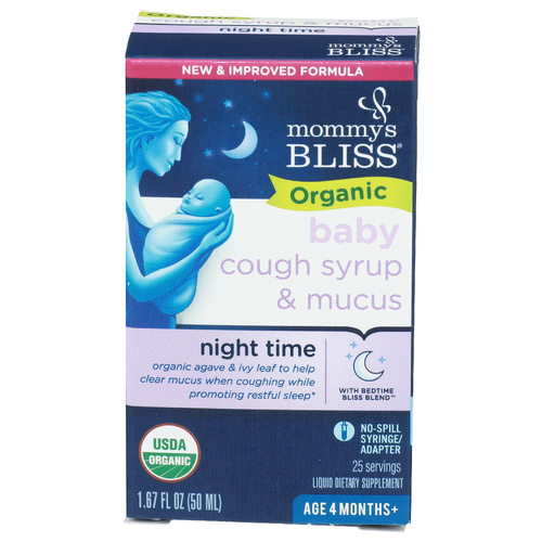 Mommy's Bliss Baby Cough Syrup & Mucus - 0.067 Fluid Ounce - 25 Count