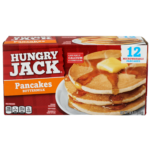 Hungry Jack Buttermilk Pancakes - 1.233 Ounce - 12 Count