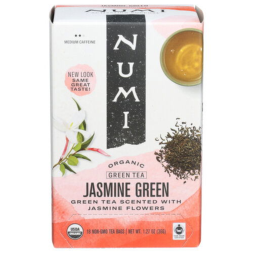 Numi Tea Jasmine Green - 0.071 Ounce - 18 Count