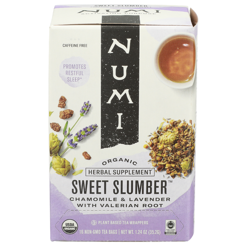 Numi Chamomile & Lavender With Valerian Root Sweet Slumber - 0.078 Ounce - 16 Count
