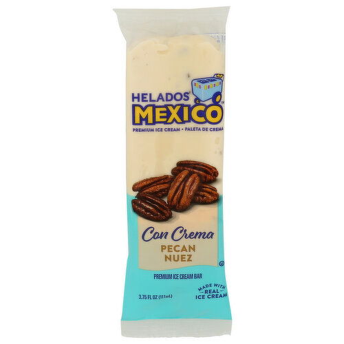 Helados Mexico Premium Pecan Ice Cream Bars - 3.75 Fluid Ounce Image 1 of 4