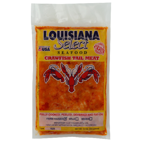 Louisiana Select Seafoods Crawfish Tail Meat - 12 Ounce