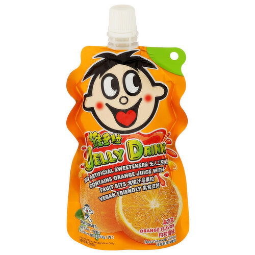 WANT-WANT Orange Jelly Drink - 5.29 Ounce Image 1 of 4