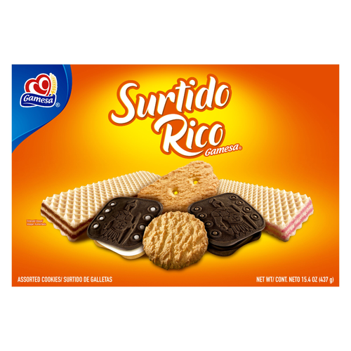 Gamesa Surtido Rico Assorted Cookies Variety Pack - 15.4 Ounce