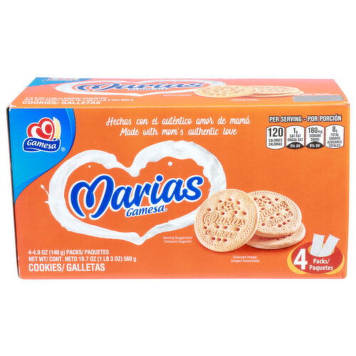 Gamesa Cookies - 4.925 Ounce - 4 Count
