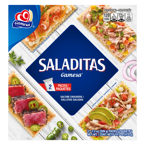 Gamesa Saladitas Saltine Crackers - 14.7 Ounce