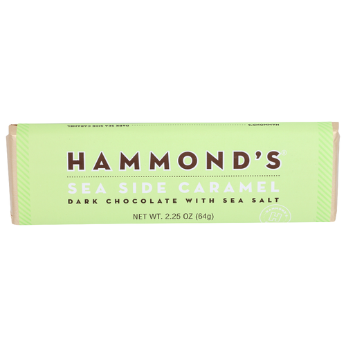 HAMMOND'S CANDIES Candy Bar Sea Side Caramel Dark Choc - 2.25 Ounce